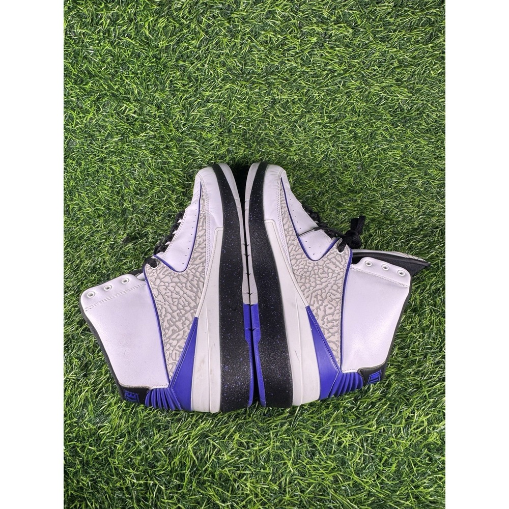 Nike Air Jordan 2 Retro Concord 2014 Mens White Purple 385475-153 Size 13